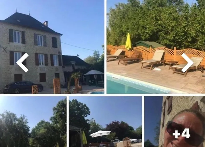 3 Bed Sleeps 5 - Hot Tub Pool Parking Villa Château-Garnier